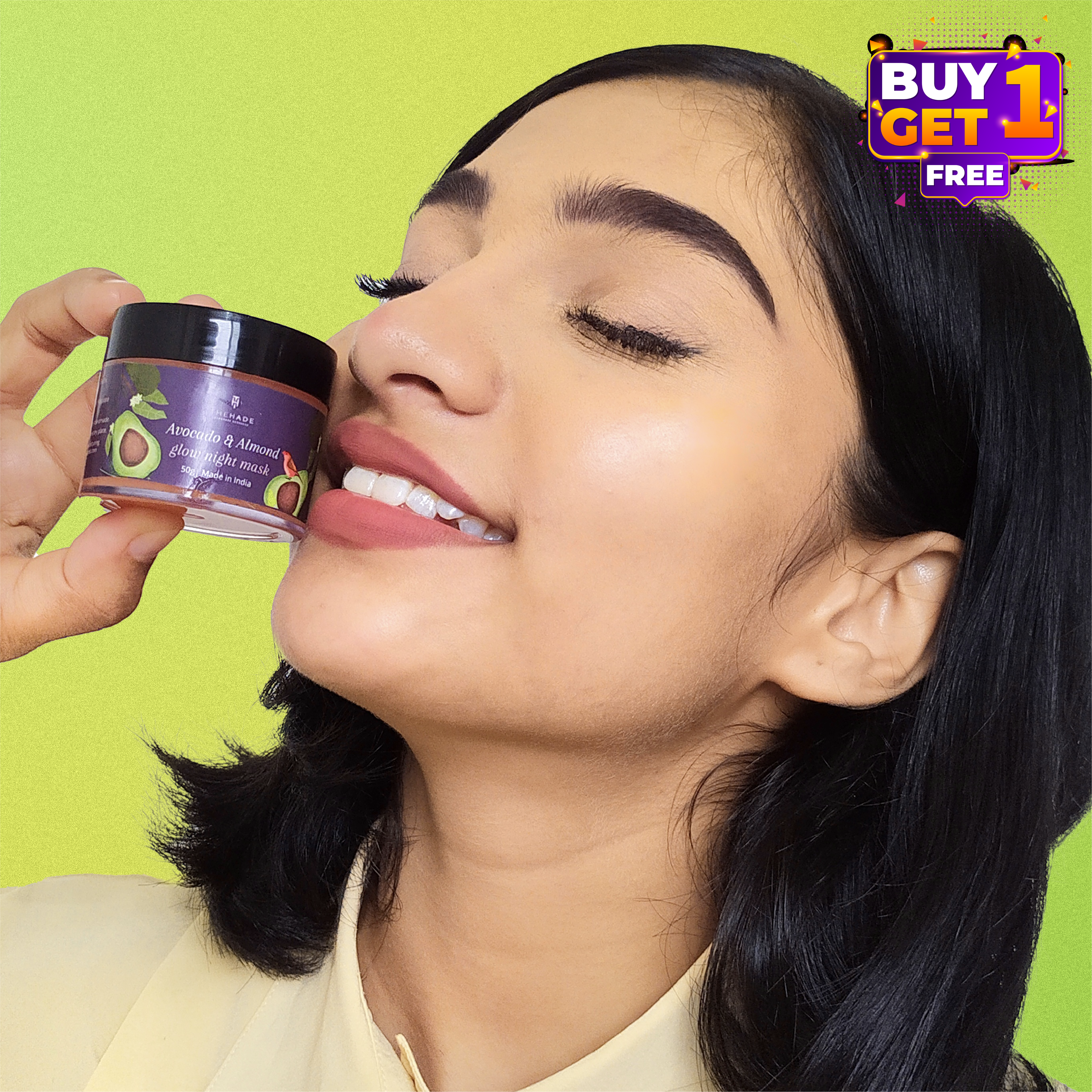 Almond and Avocado Glow Night Mask