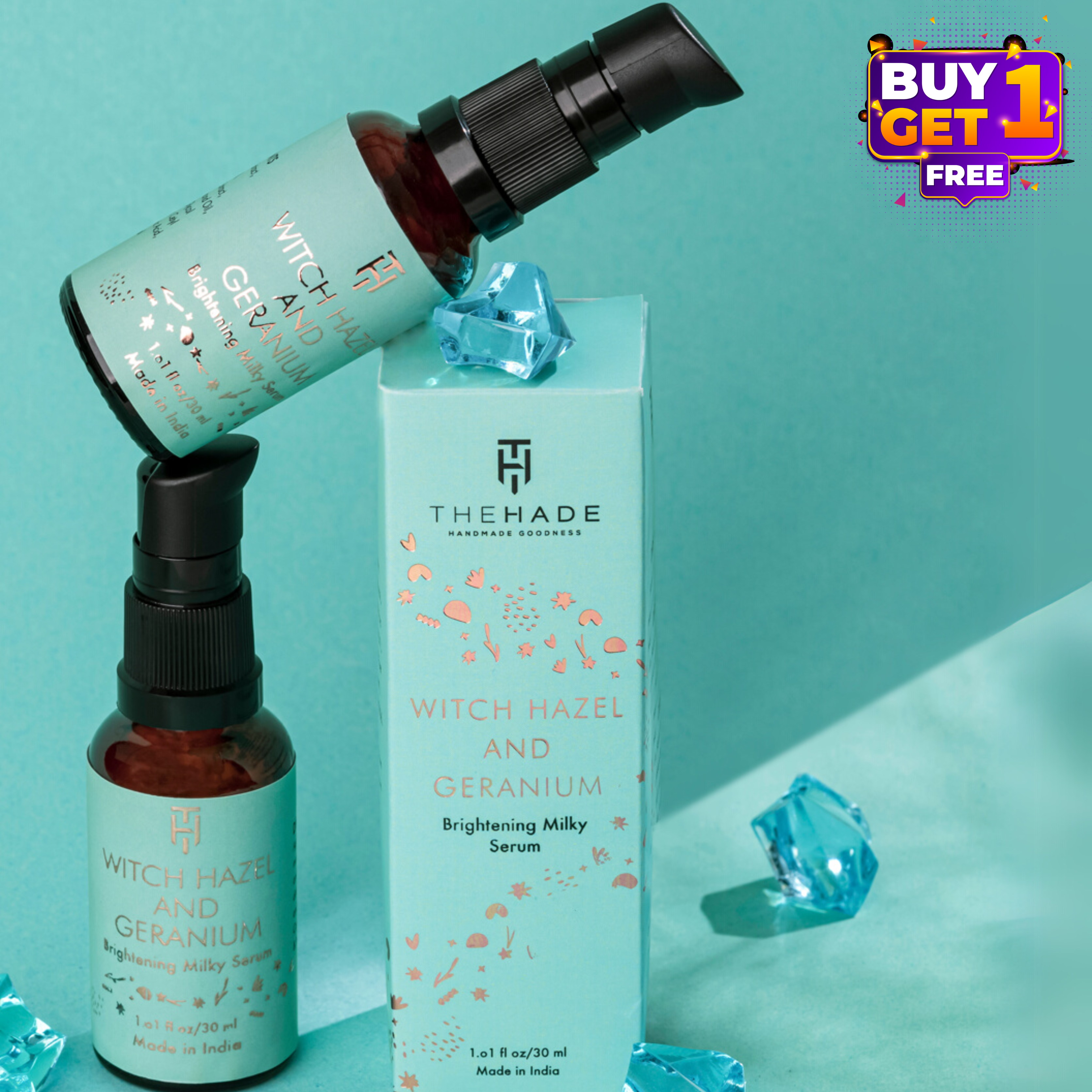 Witch Hazel & Geranium Milky Brightening Serum