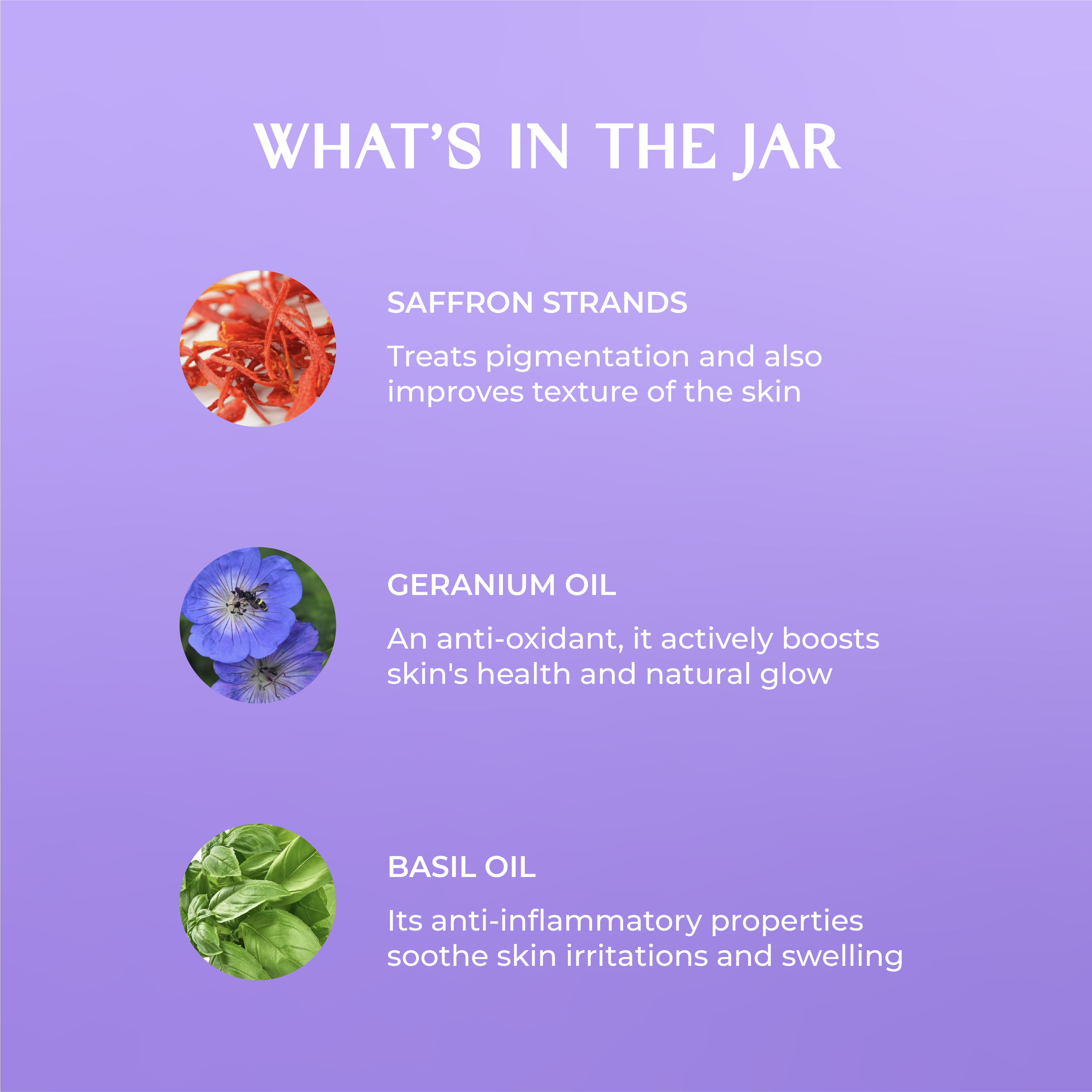 Saffron and Geranium Anti Imperfection Night Mask