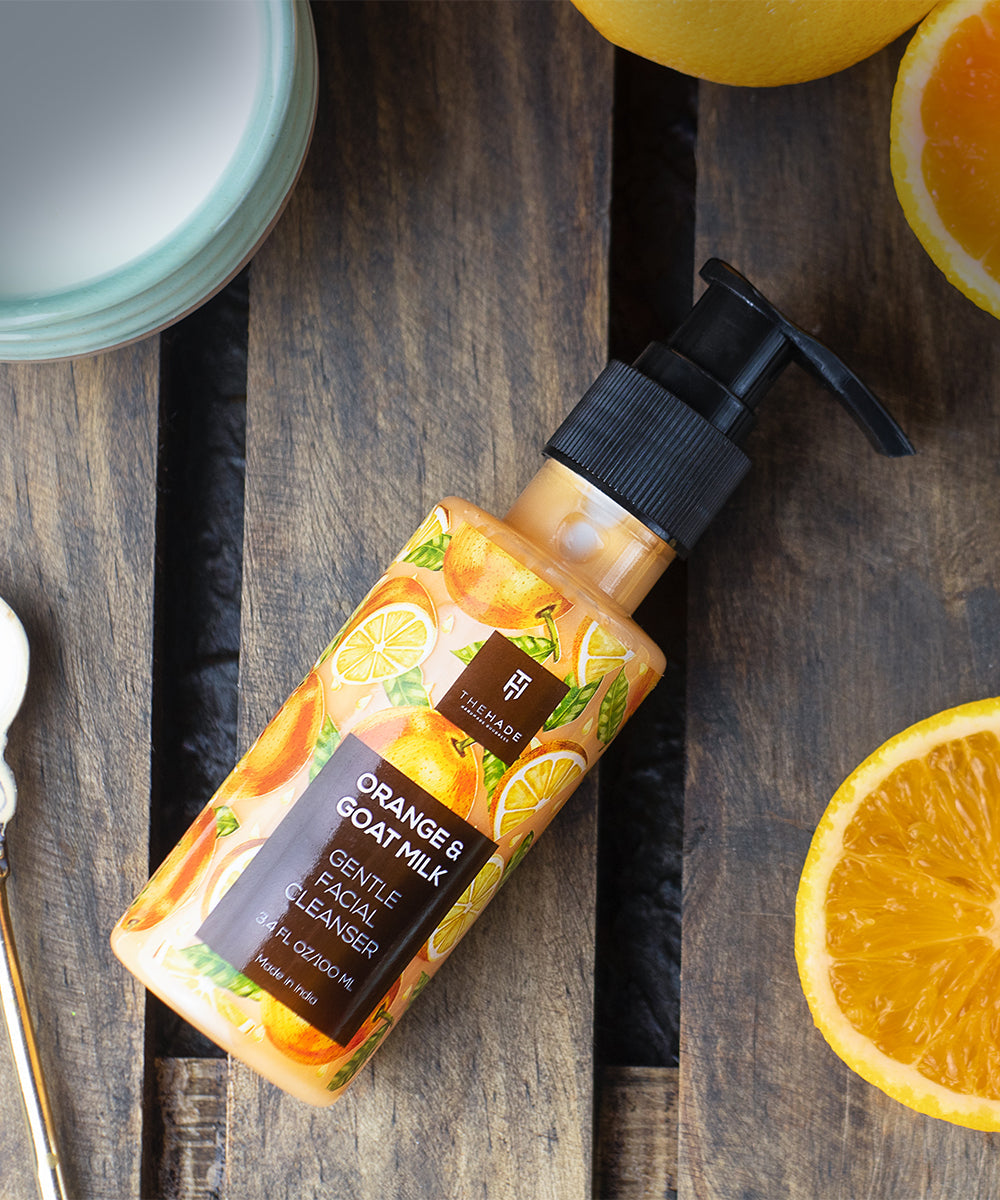 Orange and Goat Milk Facial Cleanser - 100ML