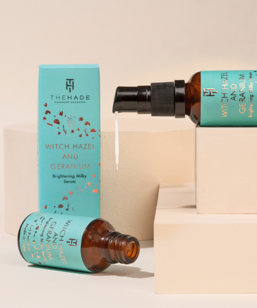 Witch Hazel & Geranium Milky Brightening Serum