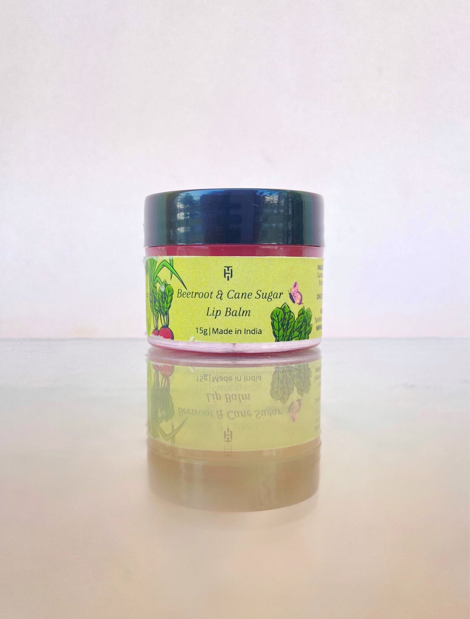 Beetroot and Cane Sugar Lip Balm