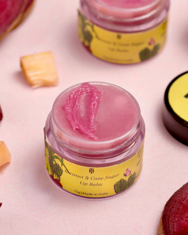 Beetroot and Cane Sugar Lip Balm